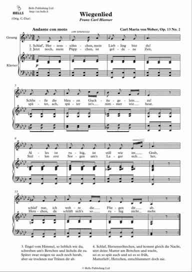 Wiegenlied, Op. 13 No. 2 (A-flat Major)