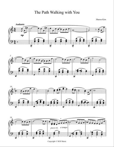 The Path I Walk with You for Piano Solo
