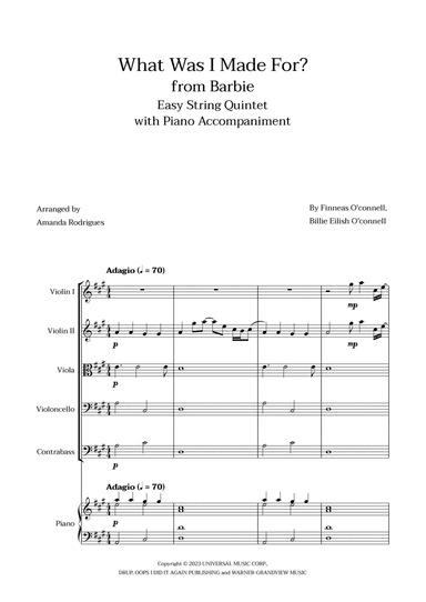 What Was I Made For?