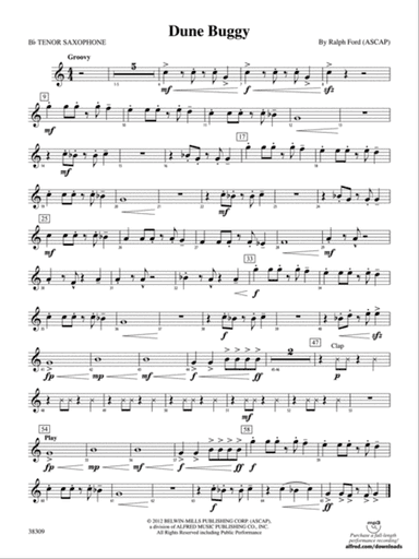 Dune Buggy: B-flat Tenor Saxophone