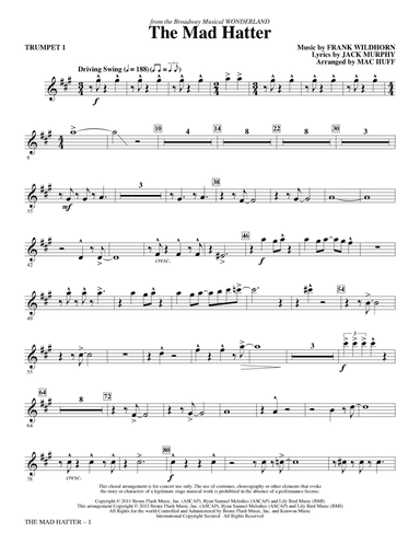The Mad Hatter - Bb Trumpet 1