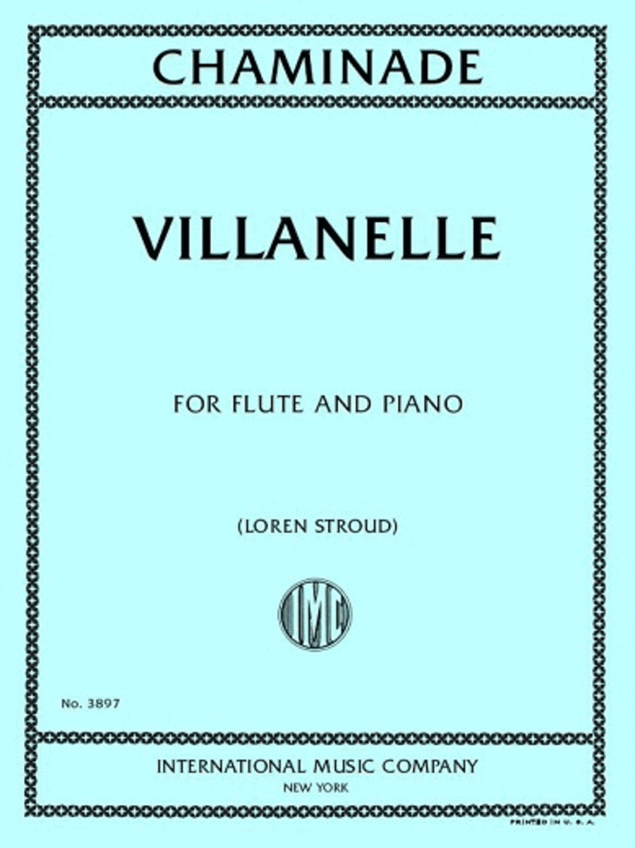 Villanelle for Flute and Piano