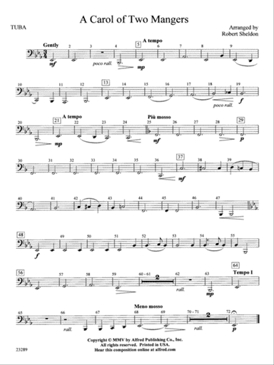 A Carol of Two Mangers: Tuba