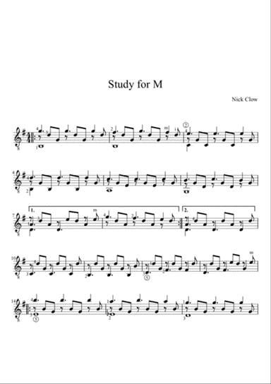 Study for M