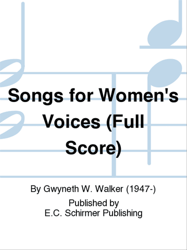 Songs for Women's Voices (Chamber Orchestra Score)