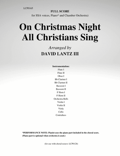 On Christmas Night All Christians Sing