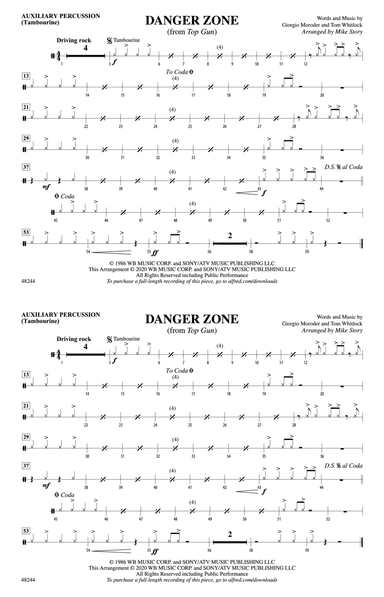 Danger Zone: Auxiliary Percussion