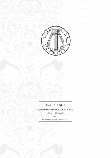 Concertante Quartet in G major, Op. 14, No. 2 (score and parts)