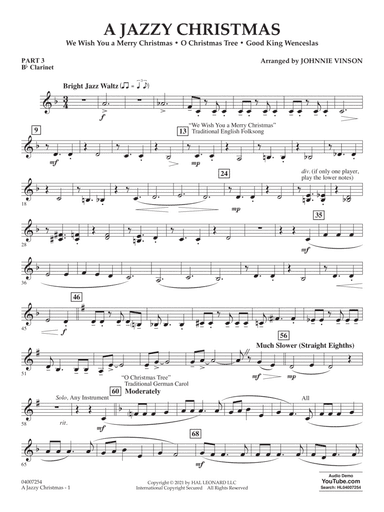 A Jazzy Christmas - Pt.3 - Bb Clarinet