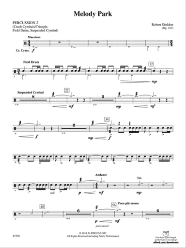Melody Park: 2nd Percussion