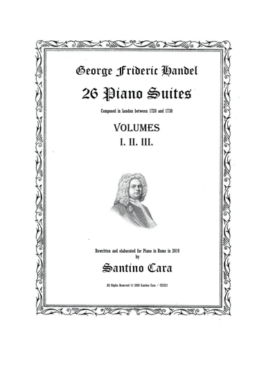 Handel - 26 Piano Suites - Complete Scores