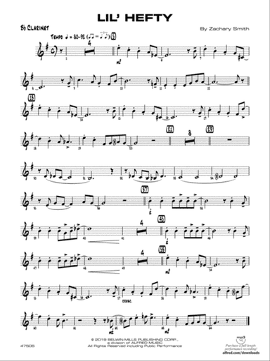 Lil' Hefty: 1st B-flat Clarinet