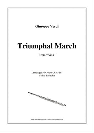 Triumphal March from "Aida" - for Flute Choir
