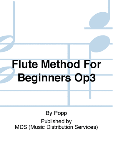 FLUTE METHOD FOR BEGINNERS Op3