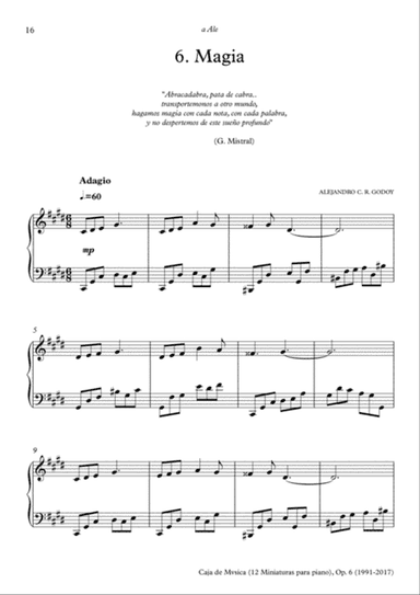 Caja de Mvsica, Op.6 (2017) 6. Magia