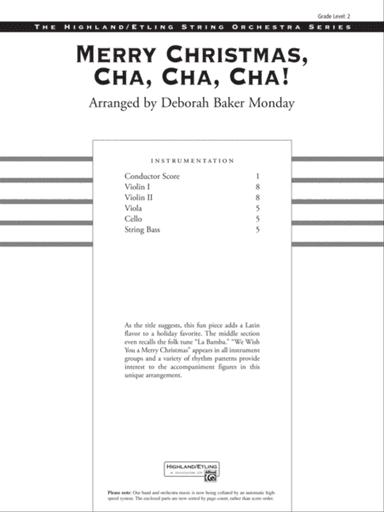Merry Christmas, Cha, Cha, Cha!: Score