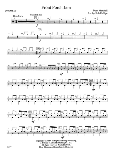 Front Porch Jam: Drums