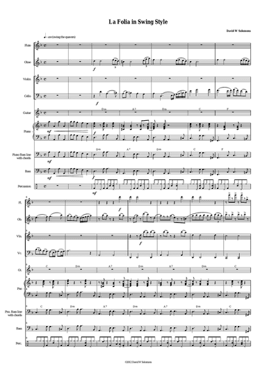 La Folia in Swing Style