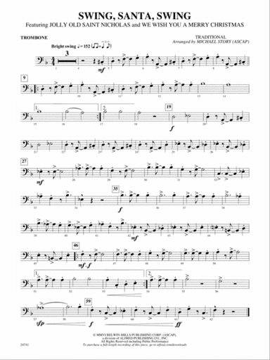Swing, Santa, Swing: 1st Trombone