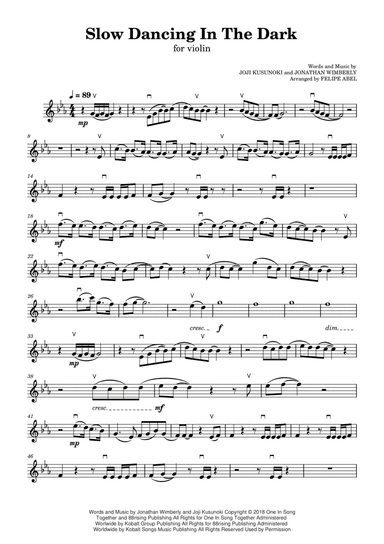 Slow Dancing In The Dark