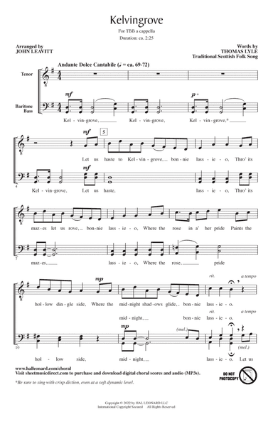 Kelvingrove (arr. John Leavitt)