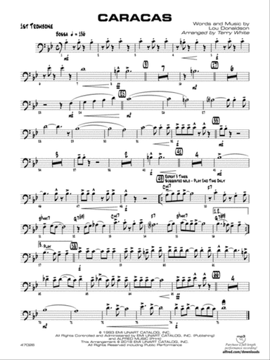 Caracas: 1st Trombone