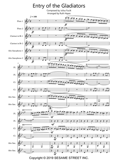 Entry Of The Gladiators