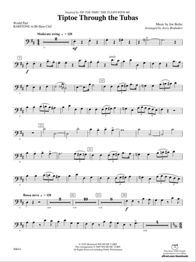 Tiptoe Through the Tubas: (wp) B-flat Baritone B.C.