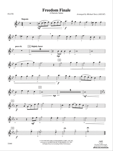 Freedom Finale: Flute