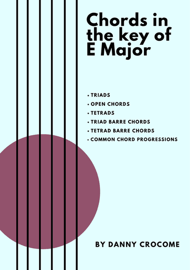 Chords in the key of E Major (Diatonic Chords of E Major)