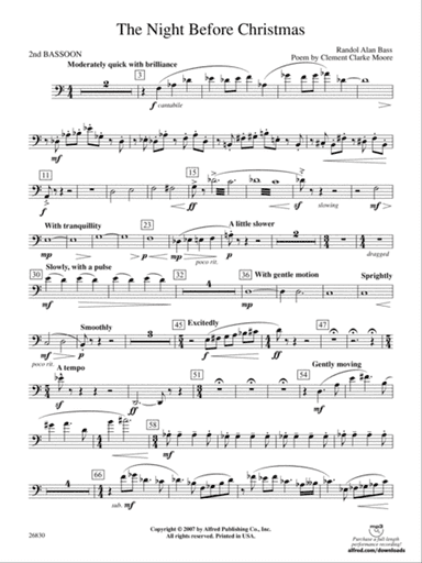 The Night Before Christmas: 2nd Bassoon