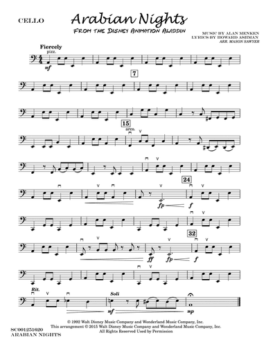 Arabian Nights - Score Only