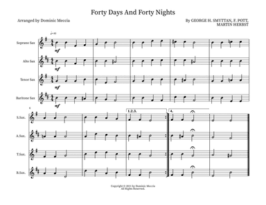 Forty Days And Forty Nights