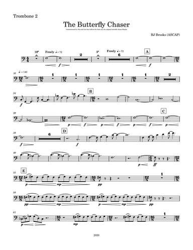 The Butterfly Chaser: 2nd Trombone