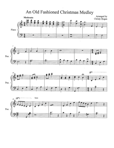 An Old Fashioned Christmas Medley