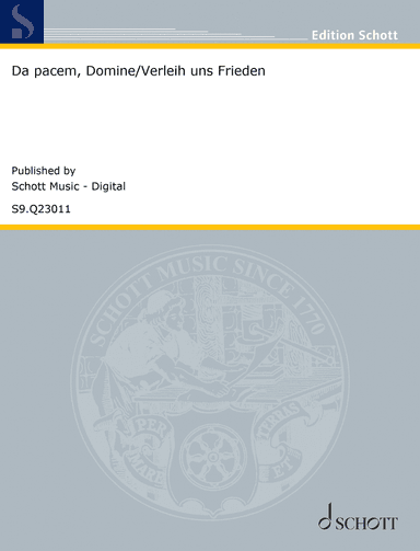 Da pacem, Domine/Verleih uns Frieden