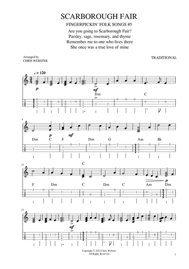 Fingerpickin' Folk Uke #5: Ewan MacColl's Scarborough Fair