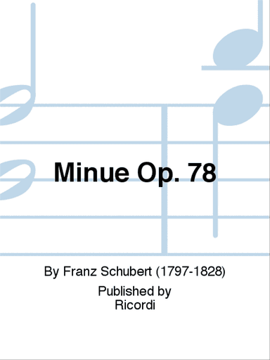 Minue Op. 78