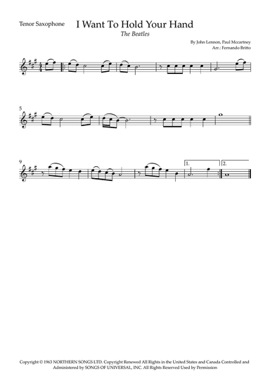 I Want To Hold Your Hand