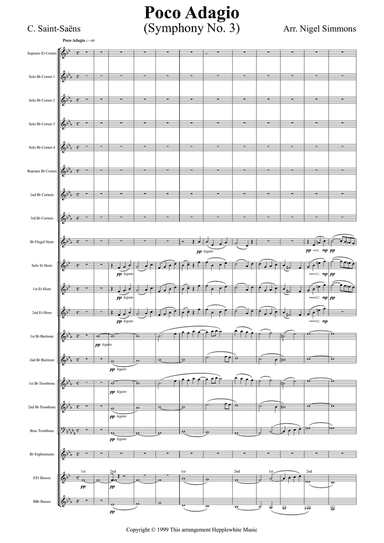 Poco Adagio (Symphony No. 3) (Saint-Saens)