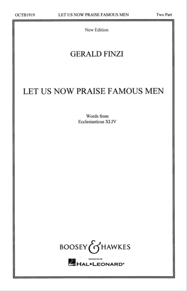 Let Us Now Praise Famous Men