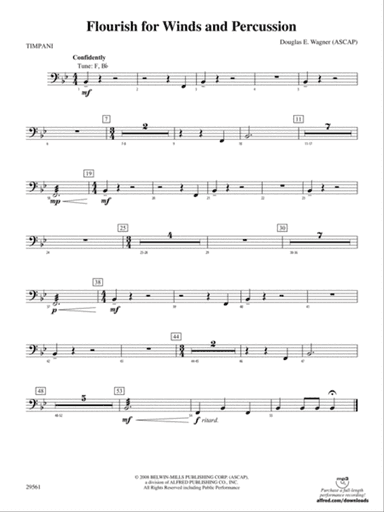 Flourish for Winds and Percussion: Timpani