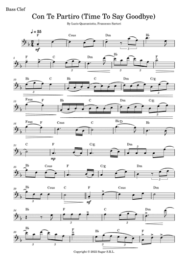 Con Te Partiro (time To Say Goodbye)