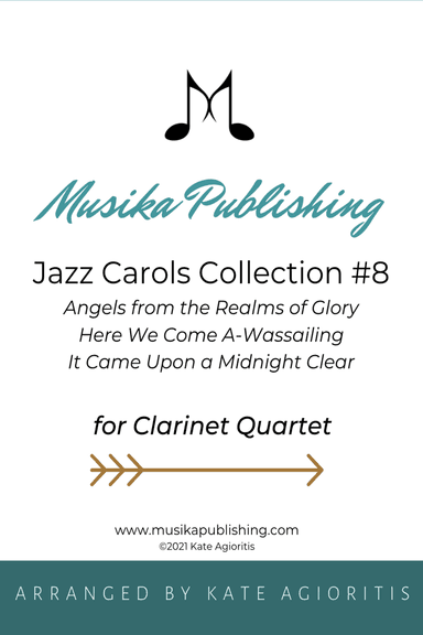 Jazz Carols Collection for Clarinet Quartet - Set Eight