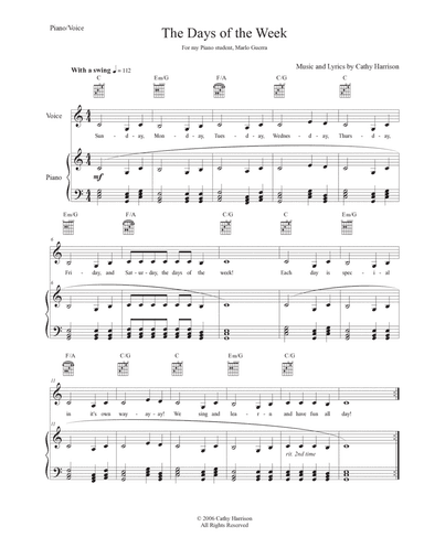 The Days of the Week