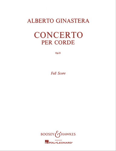 Concerto per Corde, Op. 33