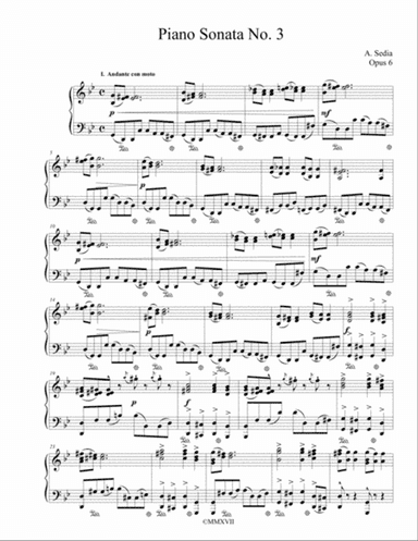 Piano Sonata No. 3 in G Minor, Op. 6