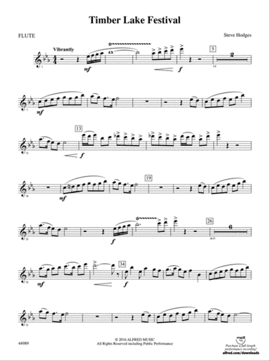 Timber Lake Festival: Flute