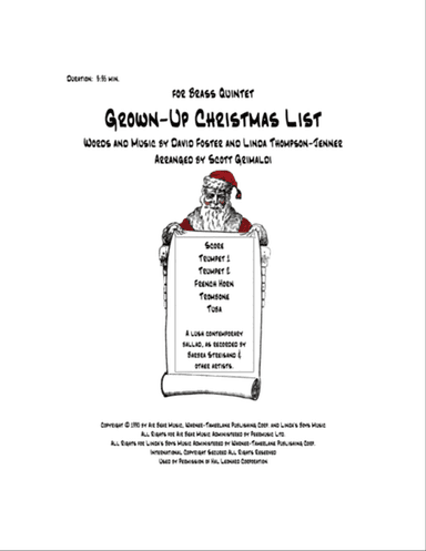 Grown-Up Christmas List