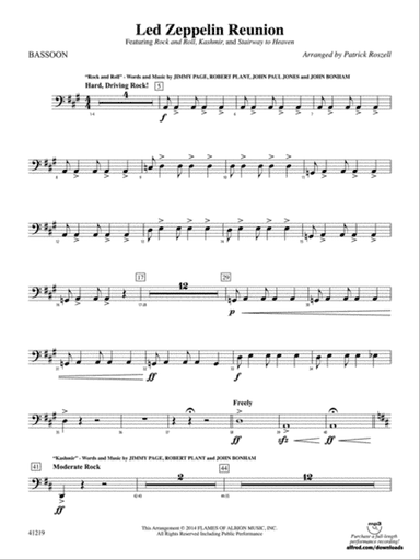 Led Zeppelin Reunion: Bassoon